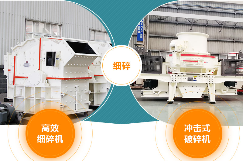 細碎：細碎機、沖擊式破碎機