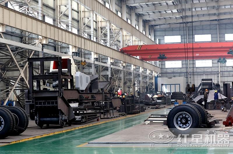 可流動的全自動錘式粉碎機車間生產，工匠精神，性能優良