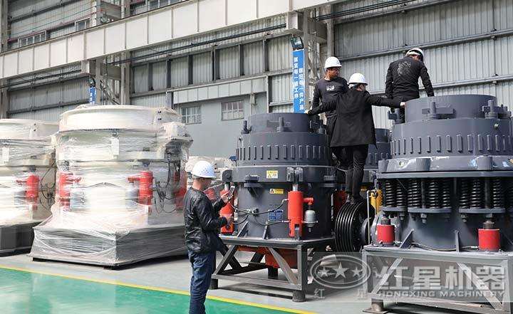 全液壓圓錐破碎機，液壓過載保護裝置，自動調節出料粒度