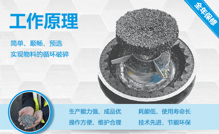 沖擊式制砂機破碎粒度均勻，粒形好看