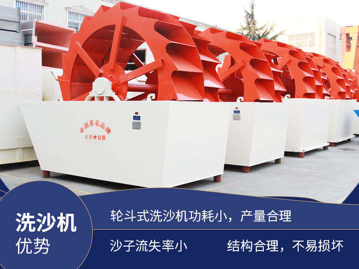 洗砂設備強力清洗去除污漬，易損件更換成本低