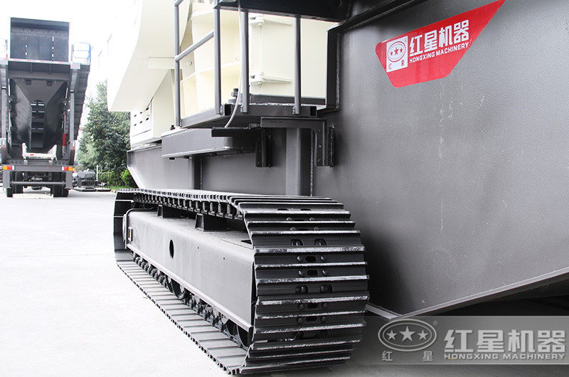 可移動建筑工地垃圾粉碎機，履帶液壓驅動