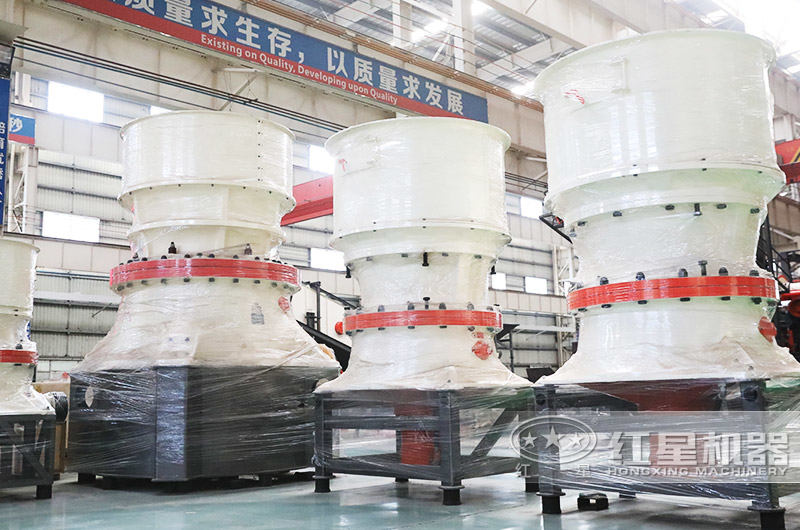 圓錐式破碎機軋臼壁不需填料，更換方便