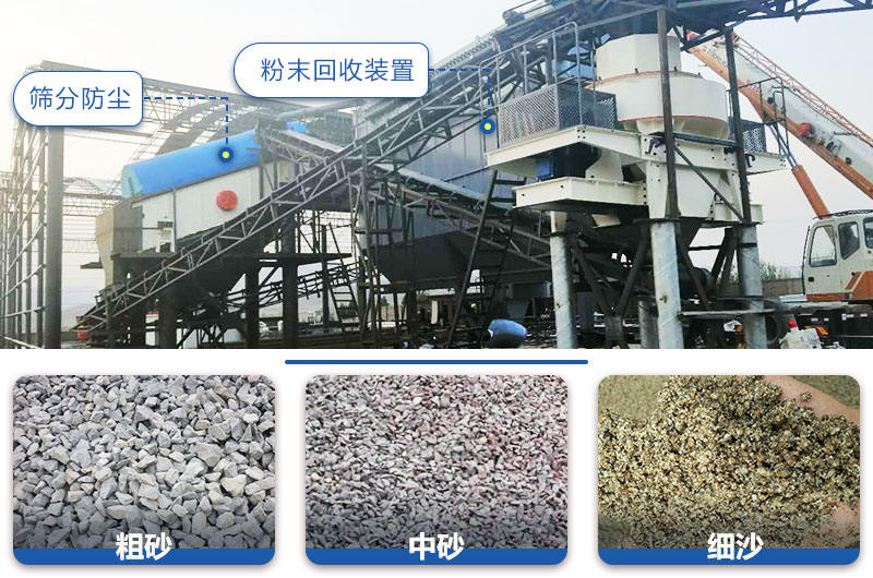 合理的建筑用砂制砂機設計，綠色環保