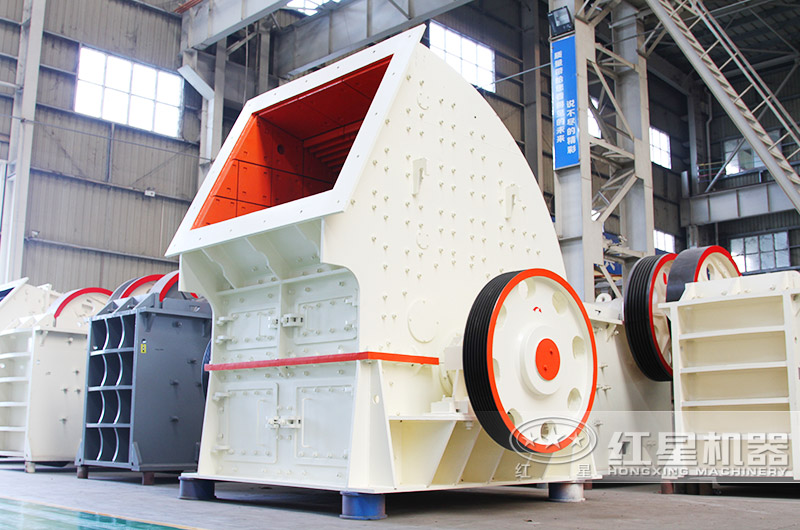 重錘式破碎機進料口大，≤1200mm